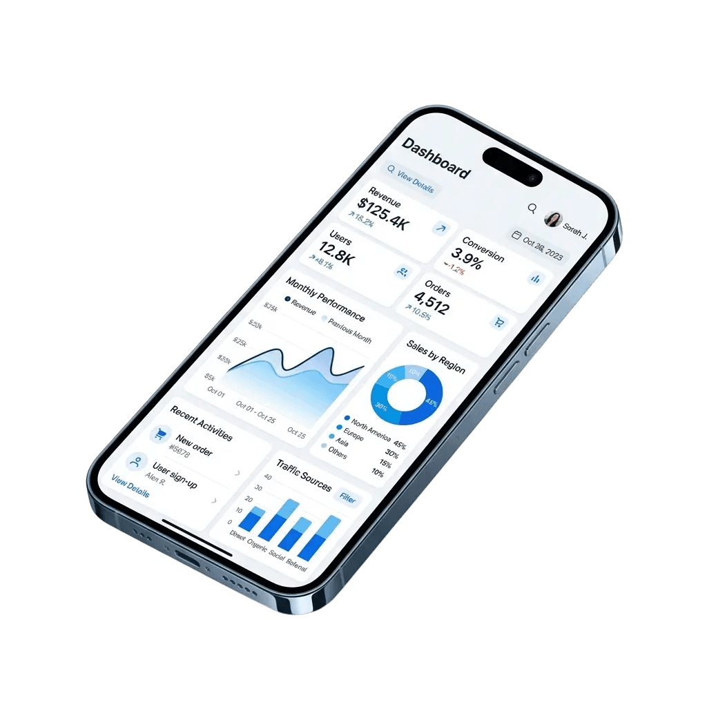 Mobile App Dashboard